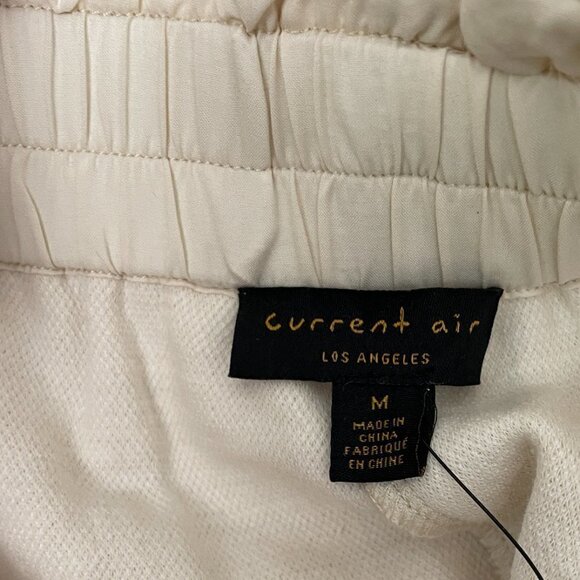 New Current Air Women's Ivory Blush Shorts Nubby Knit Drawstring Waist Medium - Picture 6 of 7